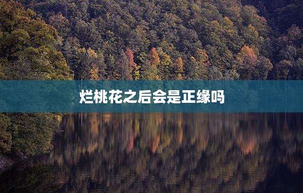烂桃花之后会是正缘吗