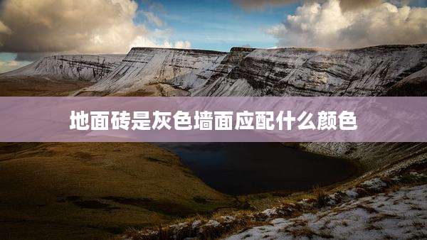 地面砖是灰色墙面应配什么颜色