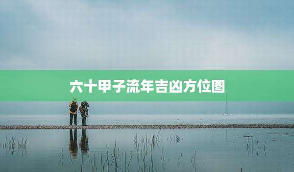 六十甲子流年吉凶方位图