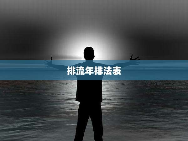 排流年排法表