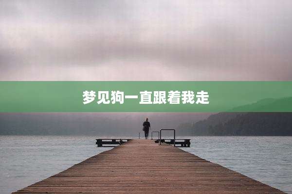 梦见狗一直跟着我走