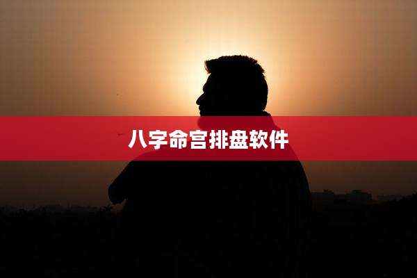 八字命宫排盘软件