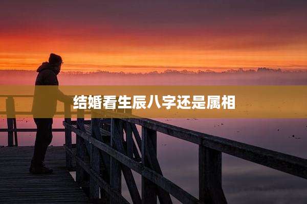 结婚看生辰八字还是属相