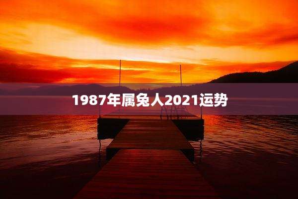 1987年属兔人2021运势