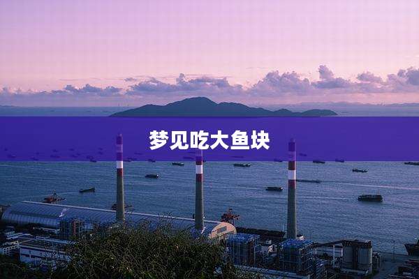 梦见吃大鱼块