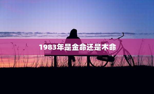 1983年是金命还是木命