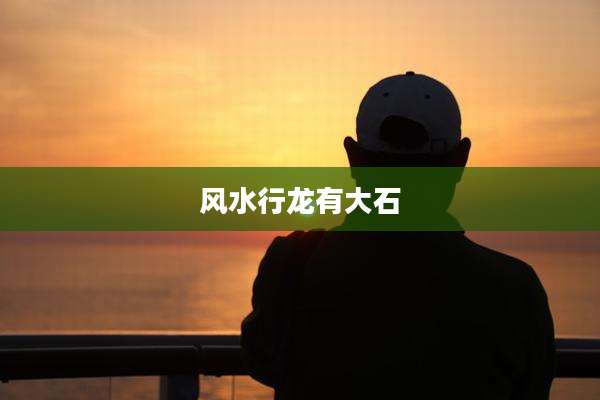 风水行龙有大石