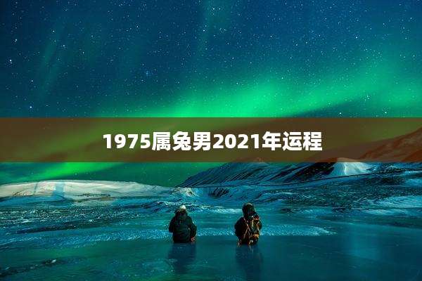 1975属兔男2021年运程