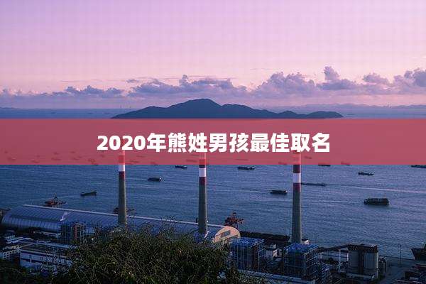 2020年熊姓男孩最佳取名