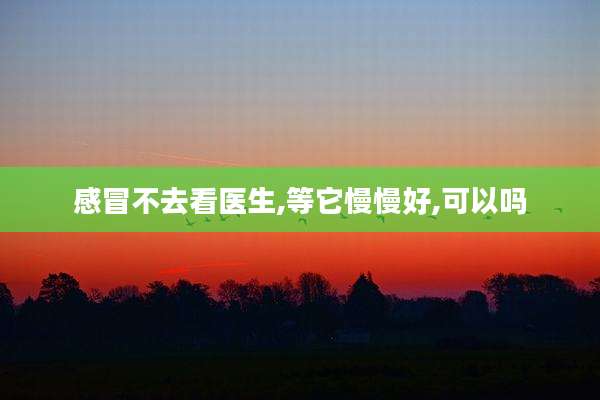 感冒不去看医生,等它慢慢好,可以吗