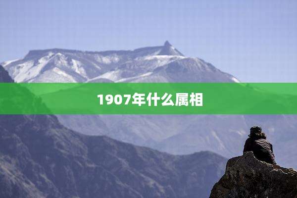 1907年什么属相