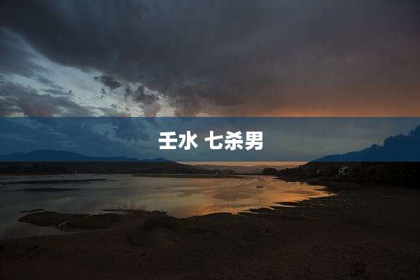 壬水 七杀男