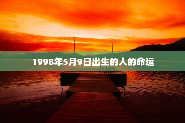 1998年5月9日出生的人的命运