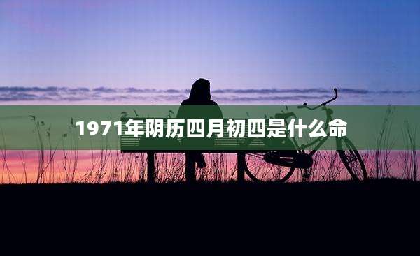 1971年阴历四月初四是什么命