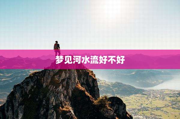 梦见河水流好不好