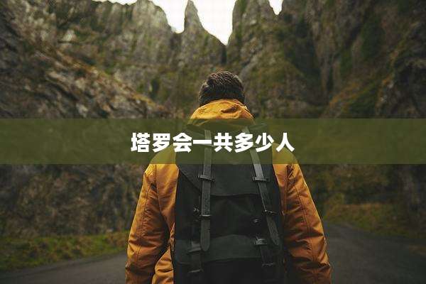 塔罗会一共多少人