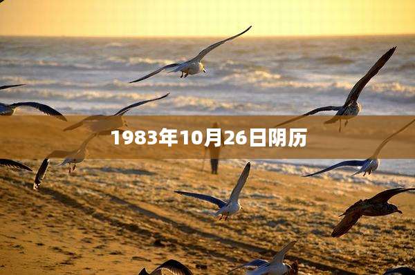 1983年10月26日阴历