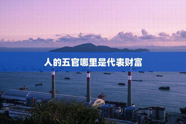 人的五官哪里是代表财富