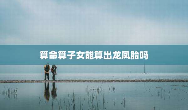 算命算子女能算出龙凤胎吗