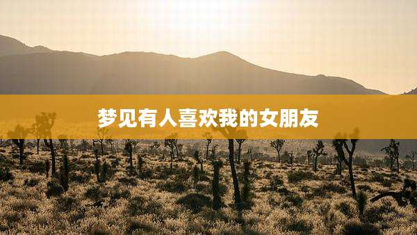 梦见有人喜欢我的女朋友