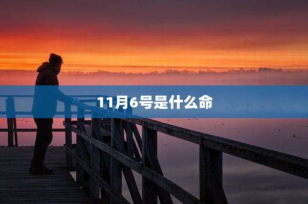 11月6号是什么命