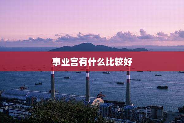 事业宫有什么比较好