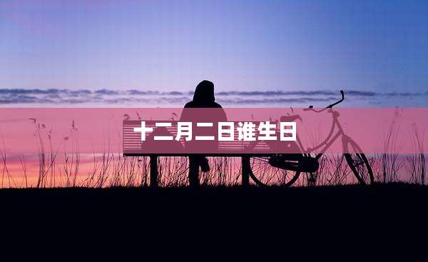 十二月二日谁生日