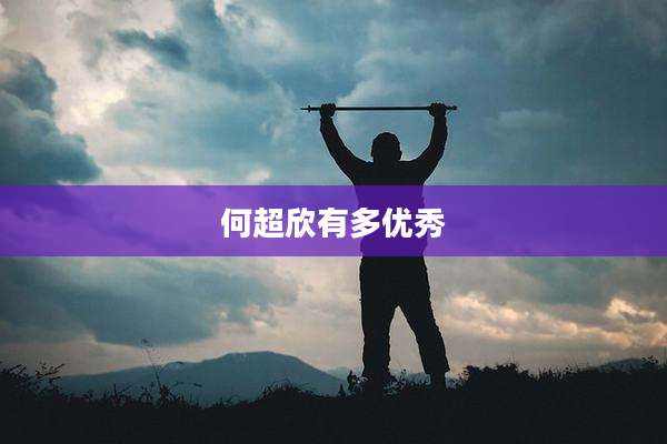 何超欣有多优秀