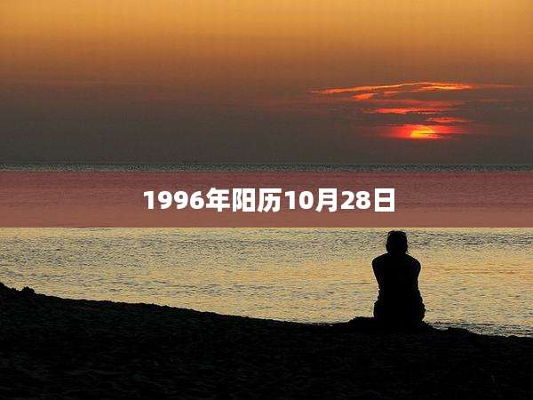 1996年阳历10月28日
