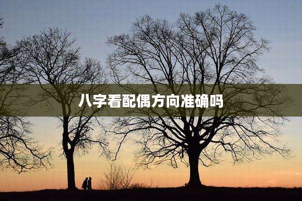 八字看配偶方向准确吗