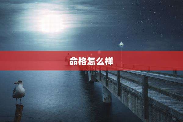 命格怎么样