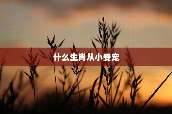 什么生肖从小受宠