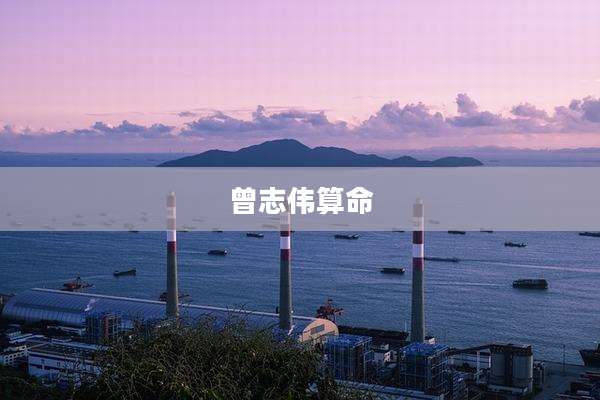 曾志伟算命