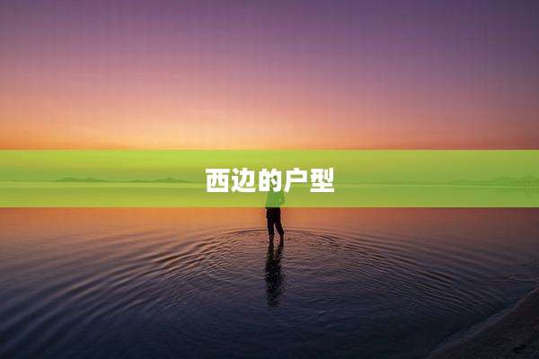 西边的户型