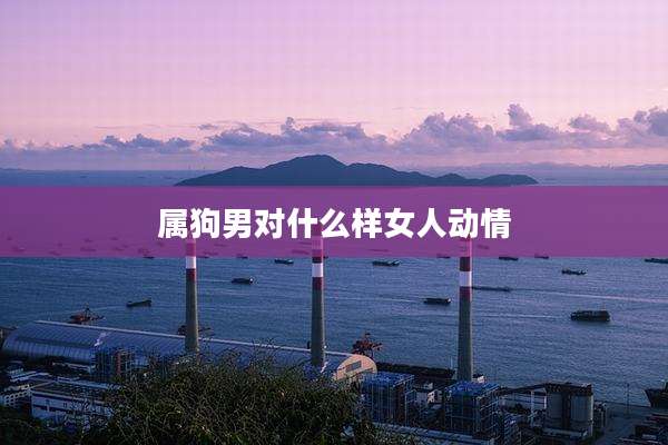 属狗男对什么样女人动情