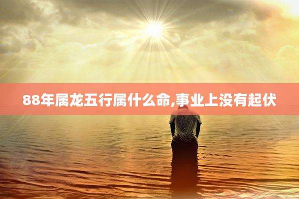 88年属龙五行属什么命,事业上没有起伏