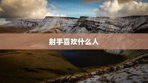射手喜欢什么人