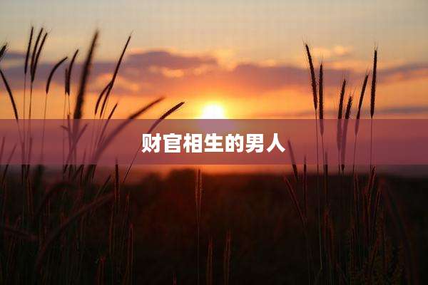财官相生的男人