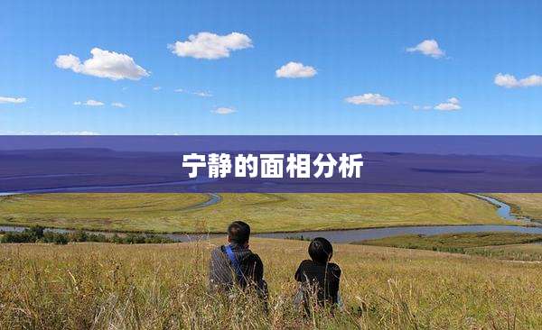 宁静的面相分析