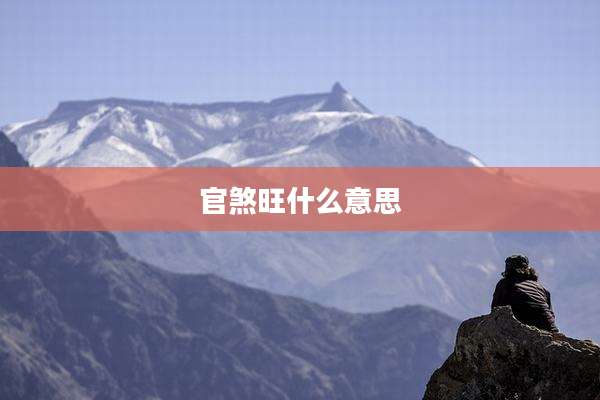官煞旺什么意思