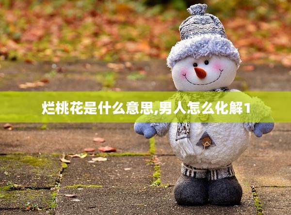 烂桃花是什么意思,男人怎么化解1
