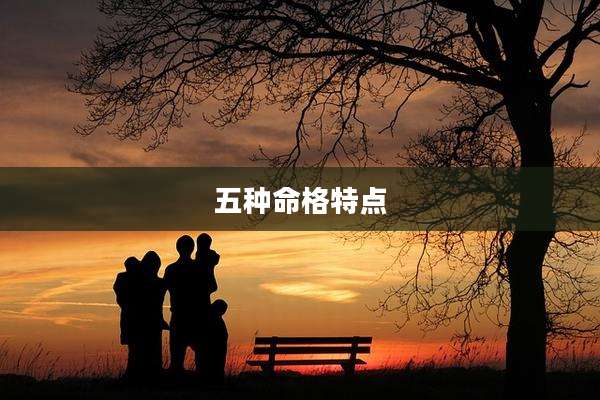 五种命格特点