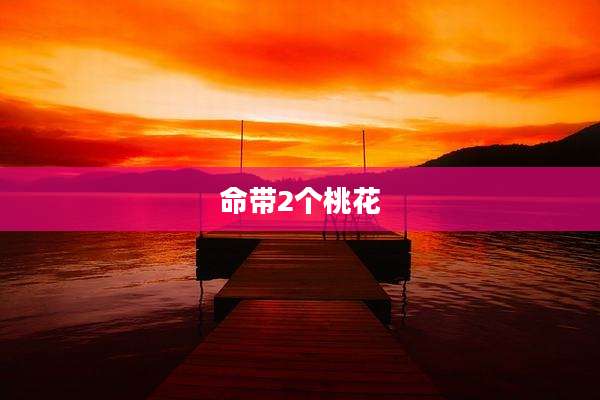 命带2个桃花