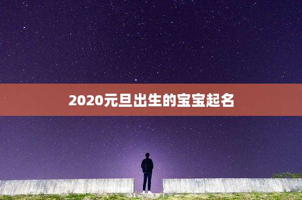 2020元旦出生的宝宝起名