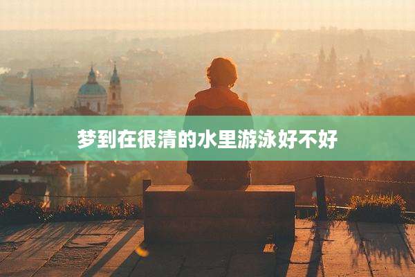 梦到在很清的水里游泳好不好