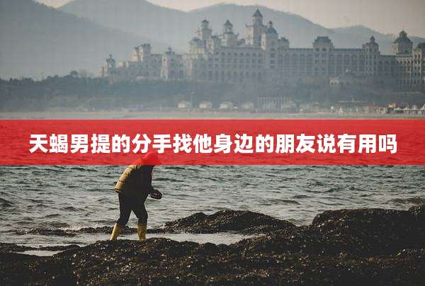 天蝎男提的分手找他身边的朋友说有用吗