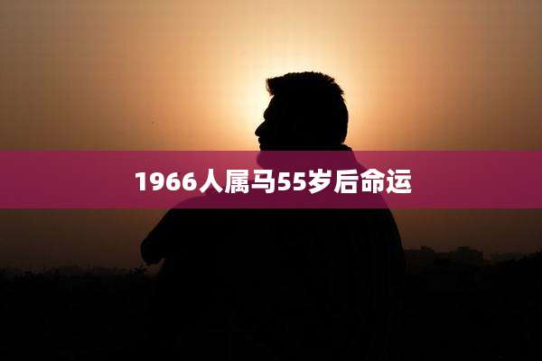 1966人属马55岁后命运