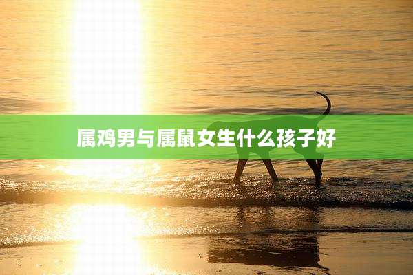 属鸡男与属鼠女生什么孩子好
