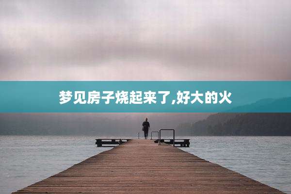 梦见房子烧起来了,好大的火