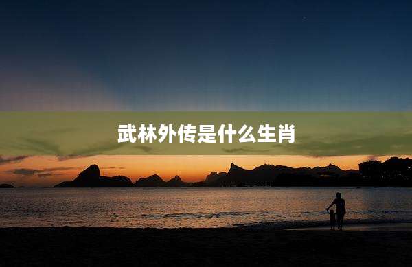 武林外传是什么生肖
